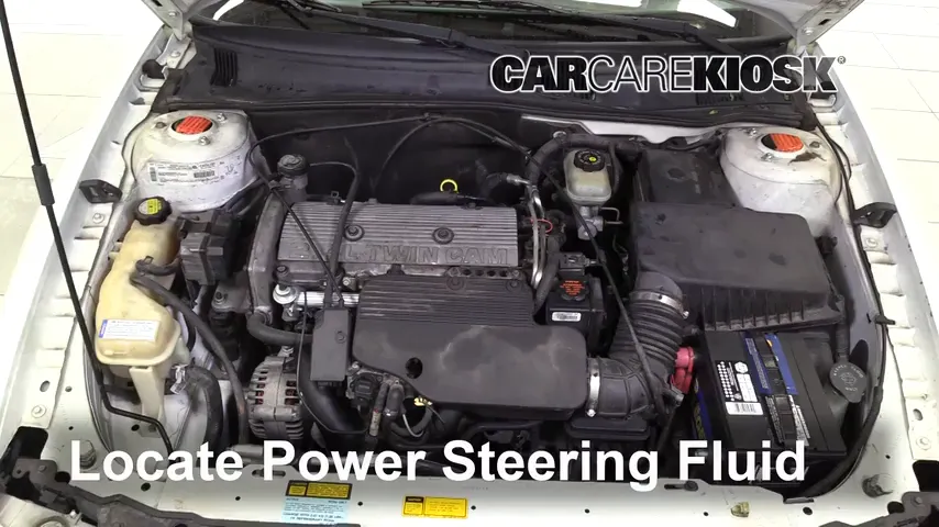 2001 Oldsmobile Alero GL 2.4L 4 Cyl. Sedan (4 Door) Power Steering Fluid Add Fluid